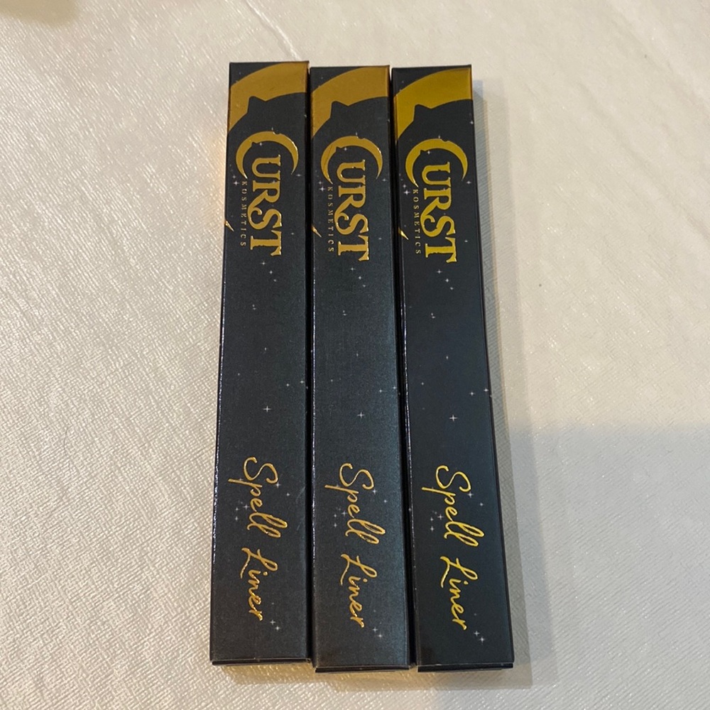 Curst Kosmetics Lot Of Three‎ Spell Liners
